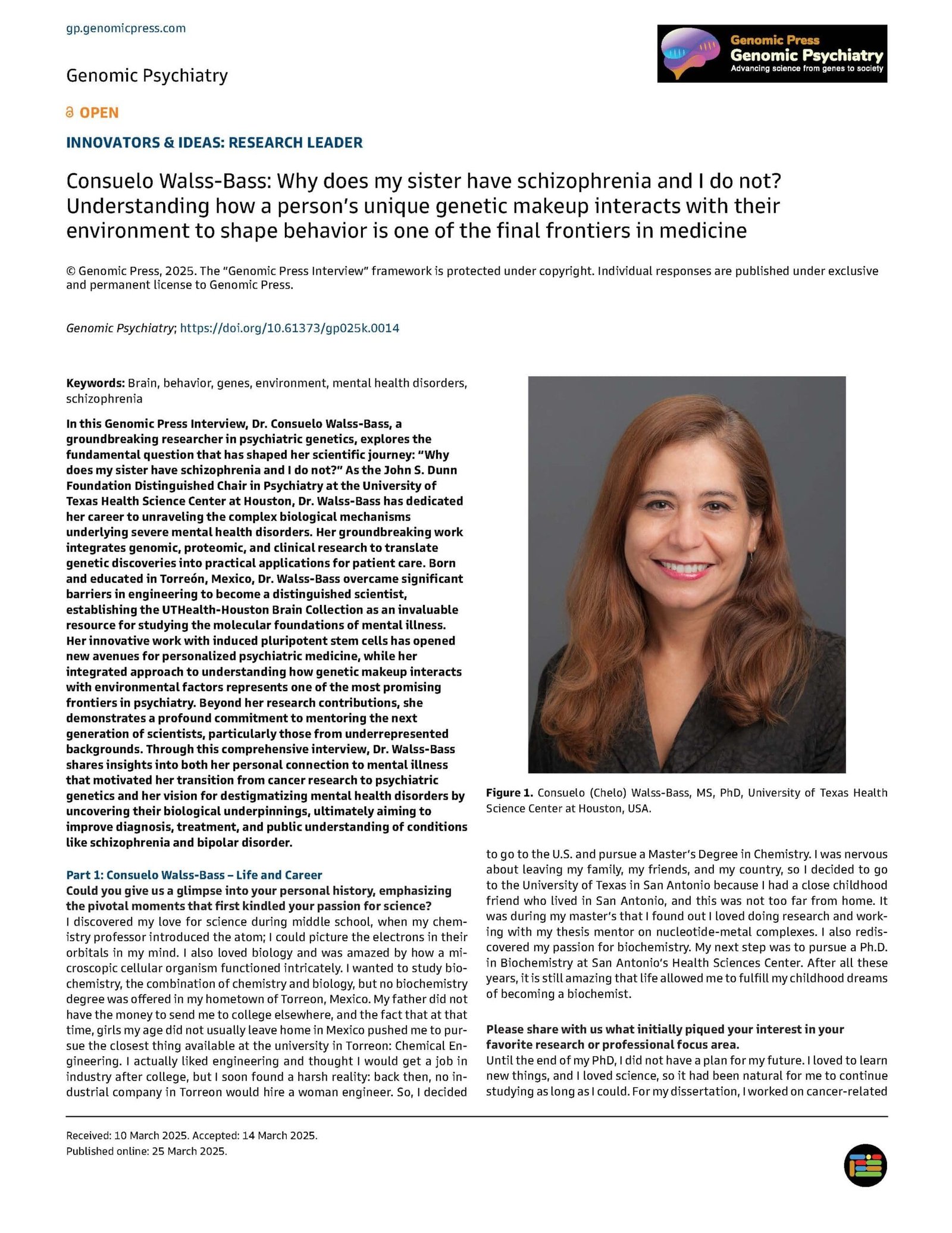 Genomic Press Interview