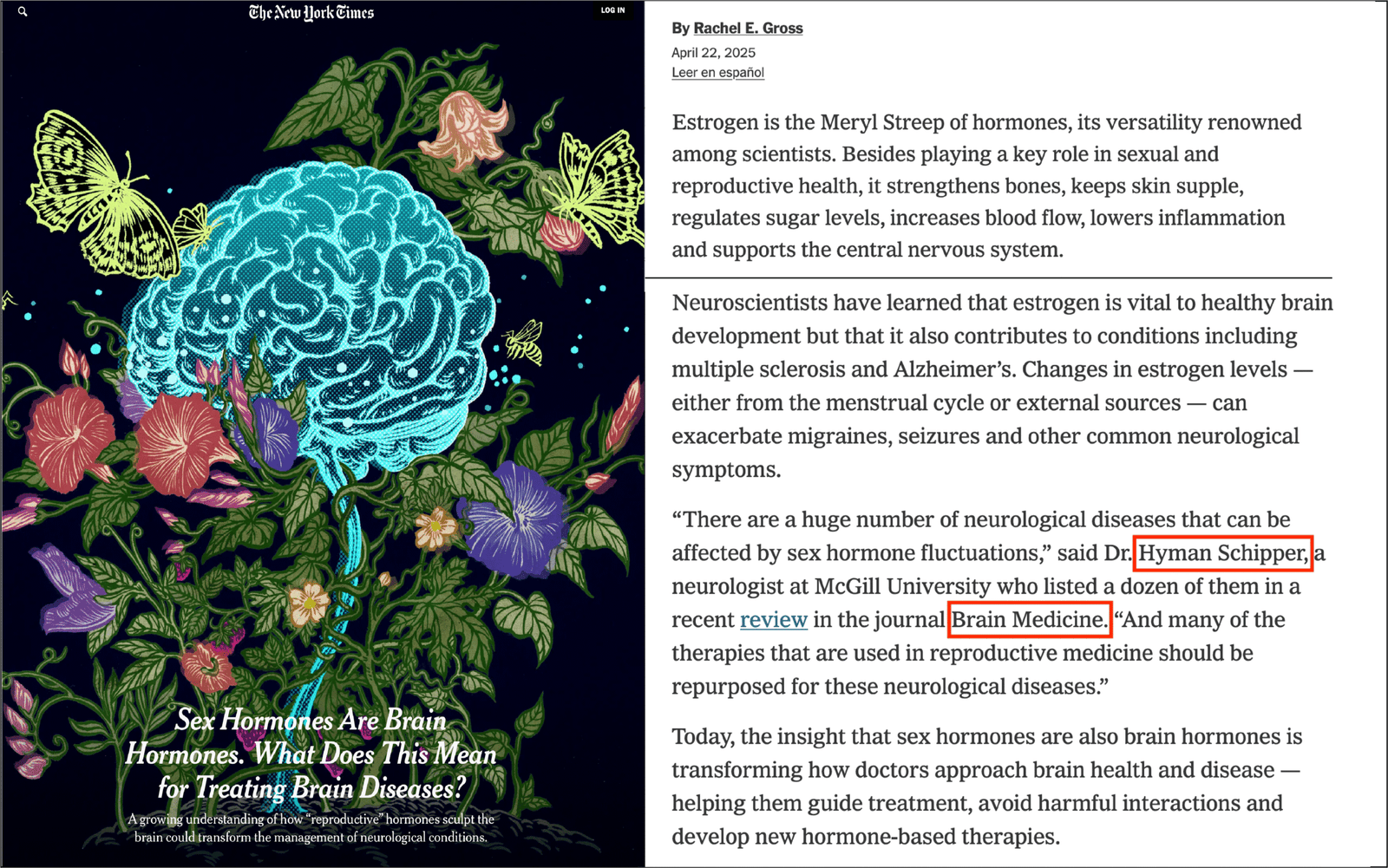 New York Times featuring Brain Medicine research